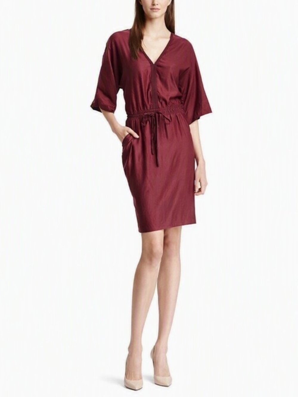 BCBGMAXAZRIA Carmen Kimono Sheath Dress